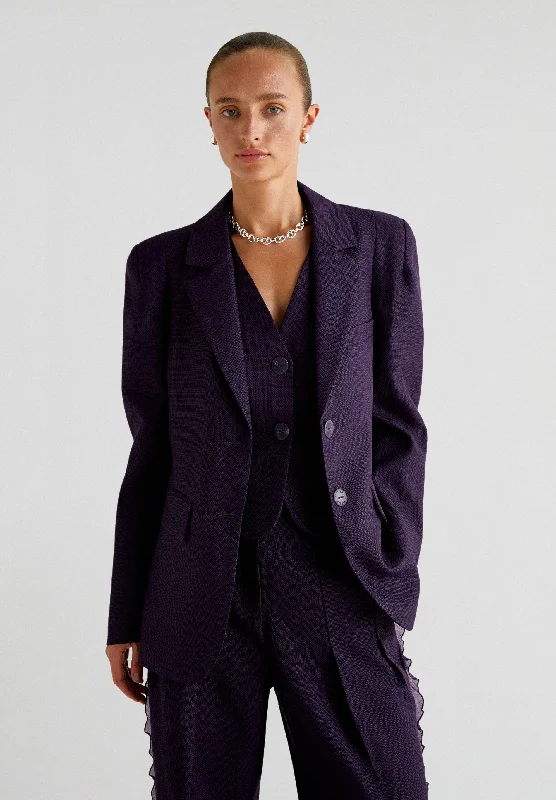 Men Blazers with Celtic Knot Designs for a Cultural Flavor​ BLAZER WITH PUFF SLEEVES