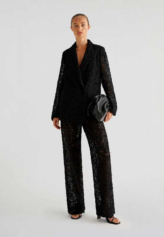 Men Blazers for Concerts in Rock - Inspired Styles​ VESTE DENTELLE BRODERIES