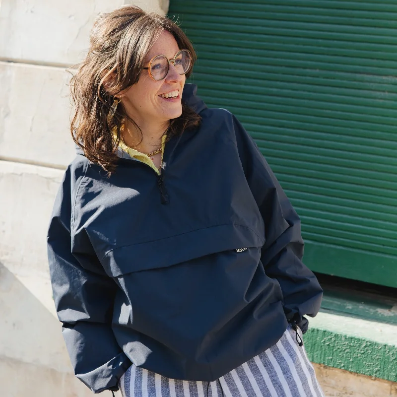 Men Blazers for Theatre Performances in Classic Styles​ Anorak - Navy Blue