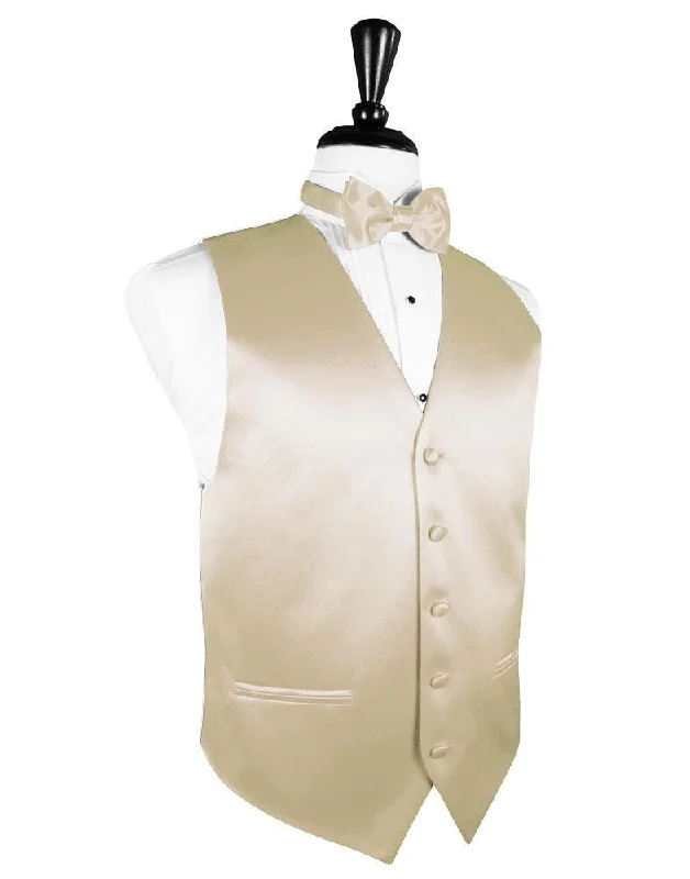 Plus - size men vest with an extended length for a comfortable fit Bamboo Luxury Satin Tuxedo Vest