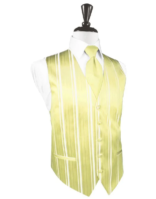 Velvet men waistcoats in rich jewel tones for a luxurious feel Banana Striped Satin Tuxedo Vest
