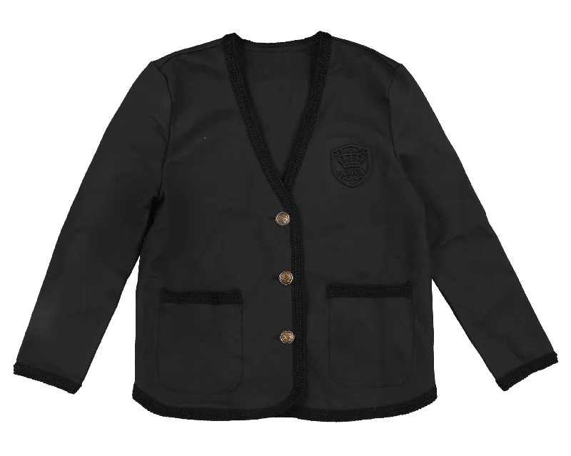 Plus Size Men's Embroidered Cardigan in Brown for a Unique and Stylish Statement Belati Black Scuba Jersey Jacket ( BJ1350BK )