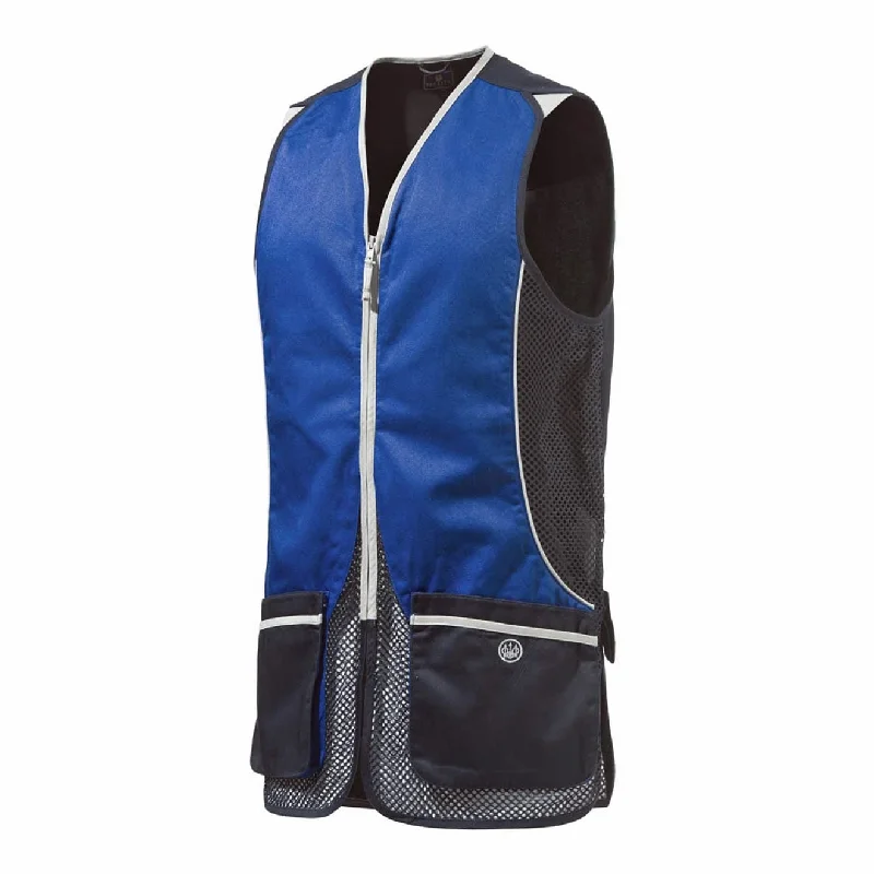 Men waistcoats with a built - in media pocket for tech - savvy users Beretta Silver Pigeon Vest Navy & Blue