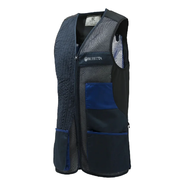 Stretch - fabric men vest for unrestricted movement during activities Beretta Uniform Pro 20.20 Vest Blue Total Eclipse & Blue Royal