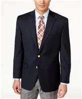 Men Blazers for Opera in Sophisticated and Refined Styles​ Big & Tall Ralph Lauren - Stretch Wool Solid Navy Blazer