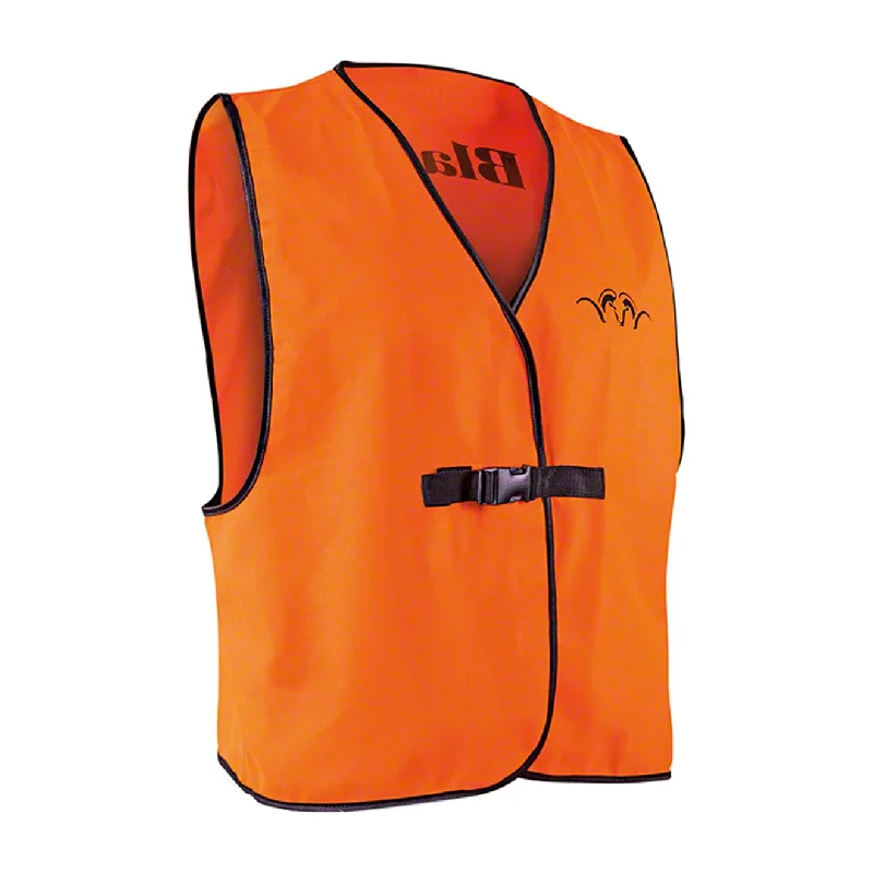 Zip - front men vest with multiple inner pockets for storage Blaser Blaze Vest Blaze Orange