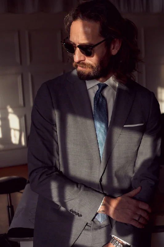 Men Blazers for Destination Weddings in Styles Suitable for the Location​ Classic Blazer 20 Grey Melange