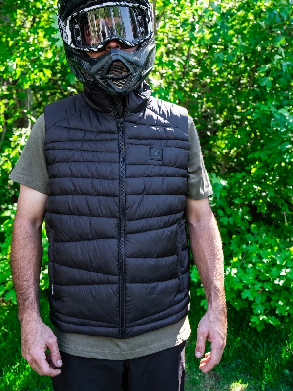 Men waistcoats with a removable lining for added versatility Earth Tripper Puff Vest - BLACK