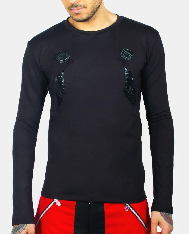 Men's long sleeve thermal shirts with thumbholes for extra warmth INDUSTRIA L/S TOP