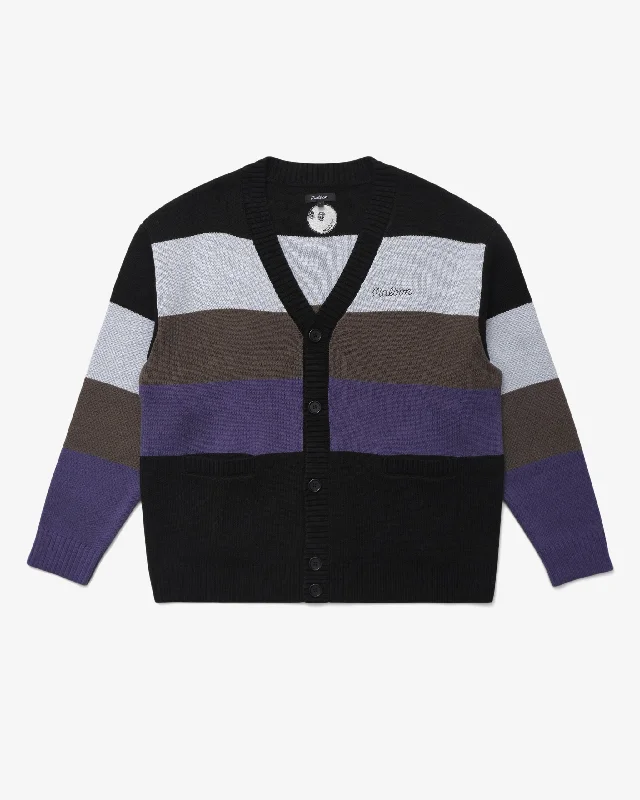 Men's Button - Down Mohair Cardigan in Burgundy for a Luxurious and Stylish Appearance Fairbanks Cardigan Sweater
