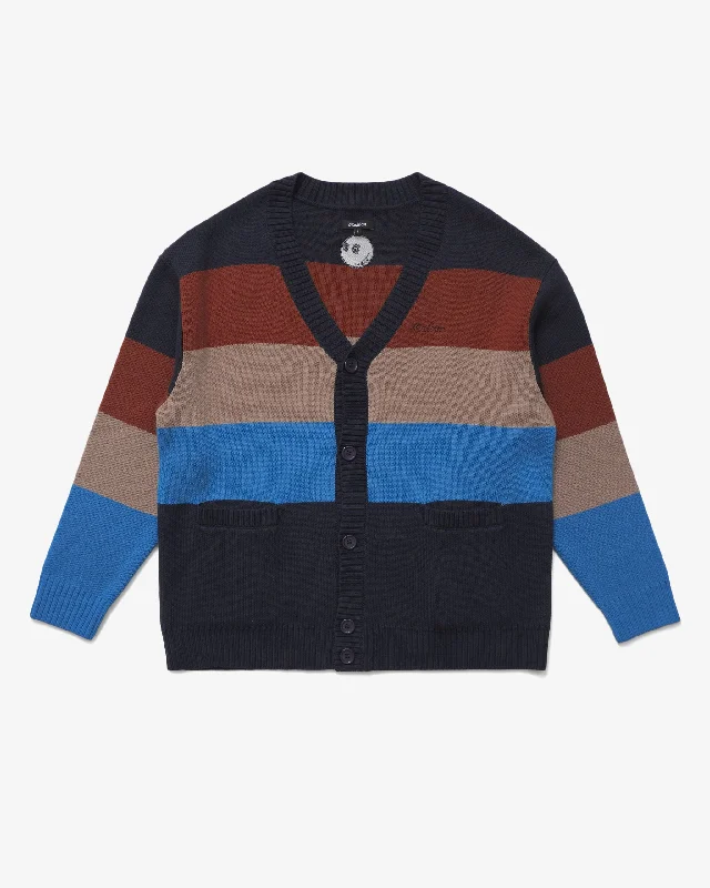 Plus Size Men's Patterned Fair Isle Cardigan in Multicolor for a Festive Winter Vibe Fairbanks Cardigan Sweater