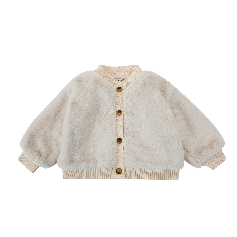 Athletic Fit Men's Striped Cardigan in Navy and White for a Nautical - Inspired Look Manita Cardigan | Off White Teddy