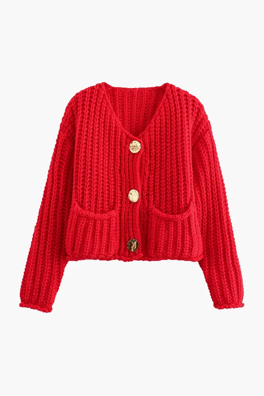 Athletic Fit Men's Striped Cardigan in Navy and White for a Nautical - Inspired Look Knit Button Pocket Cardigan