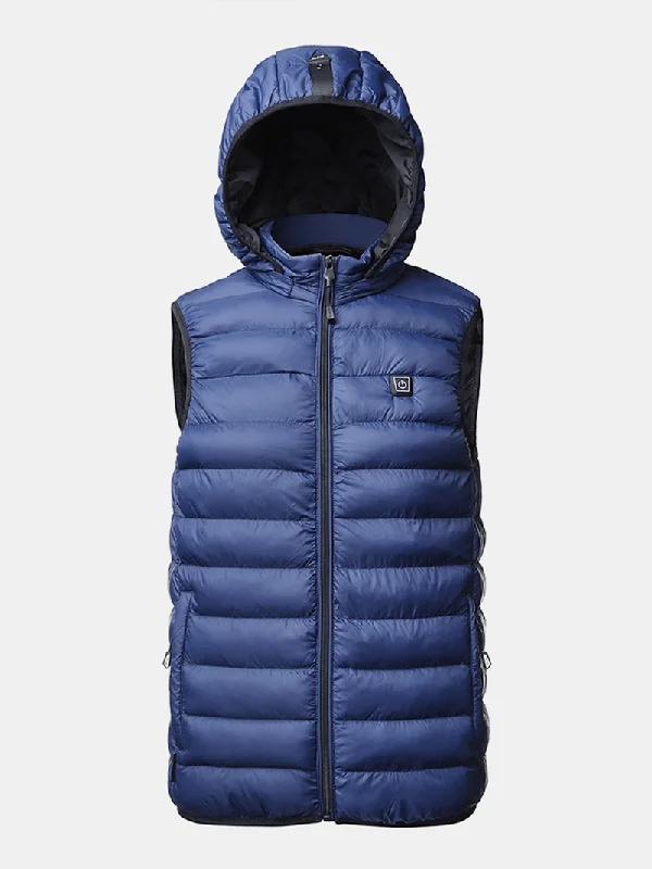 Lightweight men down jackets made for easy layering during travel Mens USB Electric Heated Vest Winter Heating Thermal Jacket Coats Heater
