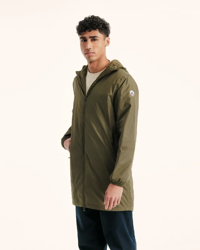 Camouflage men down jackets for outdoor hunting and adventure Oban Polar fleece-lined long waterproof jacket Army