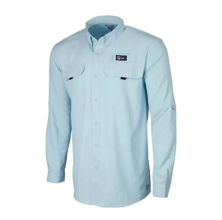 Men's lightweight long sleeve linen shirts for summer beach vacations Pelagic Long Sleeve Shirt Fishing Shirts