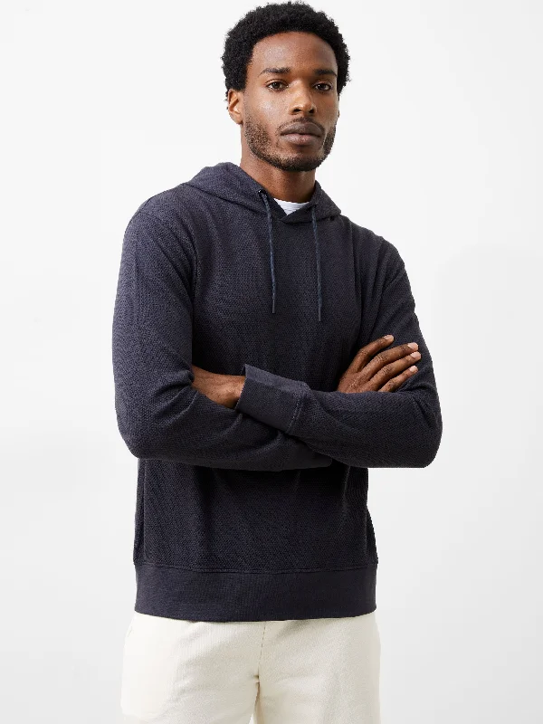 Men's Shawl - Collar Cardigan in Dark Grey for a Sophisticated and Versatile Style Popcorn Hoodie