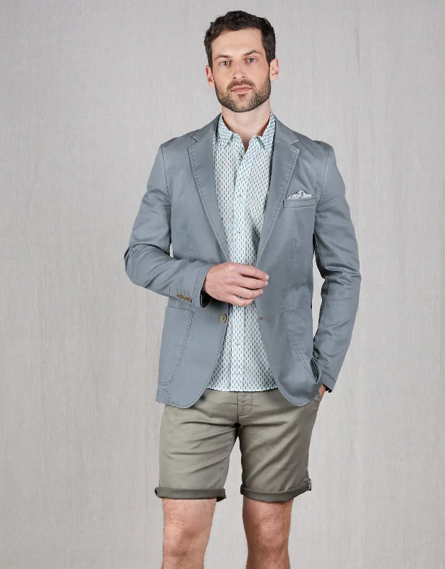 Men Blazers with Slim Lapels for a Contemporary Style​ Spectre Light Blue Blazer