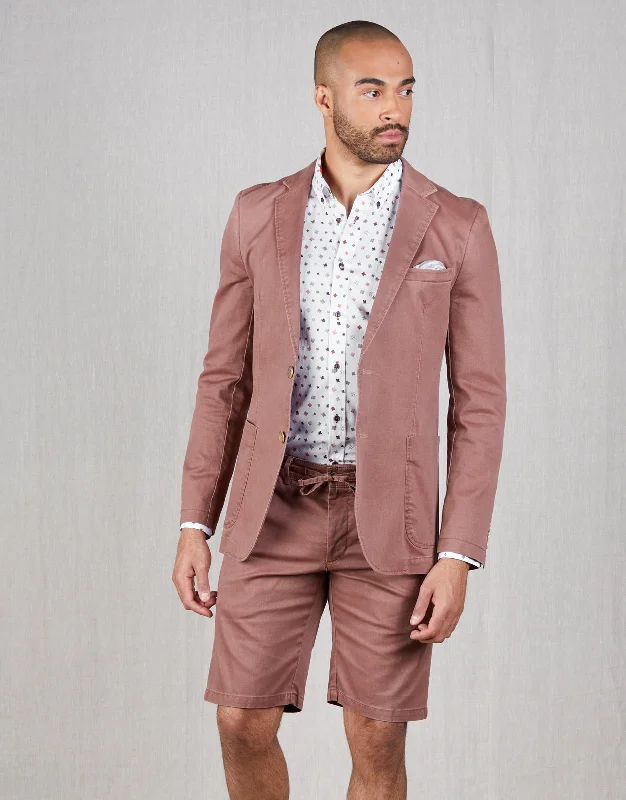 Men Blazers with Military - Style Patterns for a Tough Look​ Spectre Terracotta Blazer